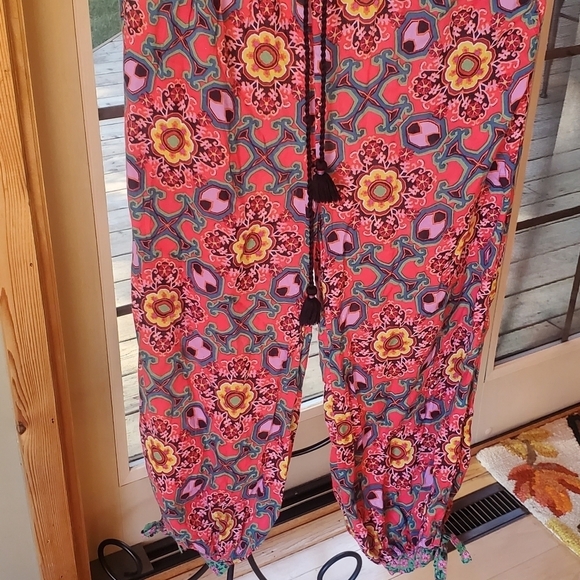 Anthropologie Joanie Boho Harem Colorful Sz. XS Pants Made in India - Picture 3 of 13